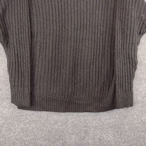 Vintage Carriage Court Womens Sweater Size Large Black White Diamond Geometric - Picture 10 of 11